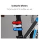 thumbnail image 4 of Eigraketly Luz trasera de bicicleta 30lm señal ajustable a prueba de golpes bicicleta de montaña lámpara trasera ciclismo luces traseras azul Type3 NO3 Eigraketly OD021805-02, 4 of 6