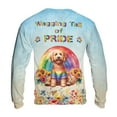 thumbnail image 2 of Wagging Tail Goldendoodle Celebrates Rainbow Pride Month LGBT LGBTQ+ All Over Print 3D Sweatshirt Unisex Merch Doodle Dog Lover Gifts Idea - 01003, 2 of 6