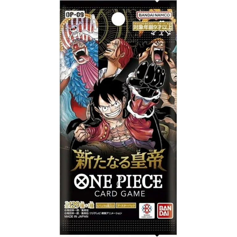 BANDAI HOBBY ONE PIECE Card Game The Four Emperors OP-09 Booster