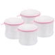 thumbnail image 1 of Uxcell 4Pack 6.3x6.7Inch Cylinder Mesh Laundry Bags Bra Washing Bag for Underwear, Pink Zipper, 1 of 7