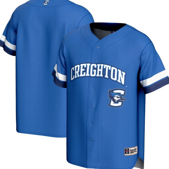 Men's GameDay Greats Blue Creighton Bluejays Spirit Baseball Jersey