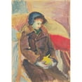 thumbnail image 2 of Ján Novák 11x14 Black Ornate Wood Framed Double Matted Museum Art Print Titled: Seated Boy, 2 of 5