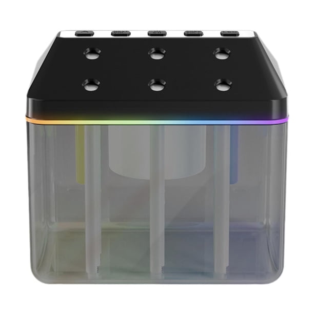 Humidificador pequeño Humidificador de suelo fácil de usar Humidificador portátil USB Negro