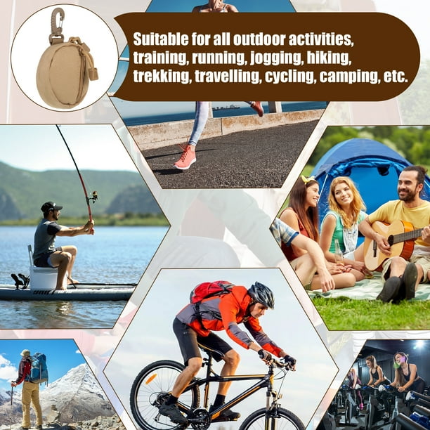 Greeniant Bolsa táctica para colgar, soporte duradero y portátil para fundas de llaves, cartera táctica, bolsa de bolsillo para caza Ropa Deportiva, Zapatos Caqui
