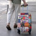 thumbnail image 3 of Pioneer Flower Floral Print Pattern Luggage Cover Fashion Suitcase Cover Baggage Covers Fit 25-28 Inch Luggage (Go Travel), 3 of 5