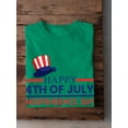 thumbnail image 3 of Happy Independence Day Usa T-Shirt Men -Image by Shutterstock, Male 5X-Large, 3 of 4