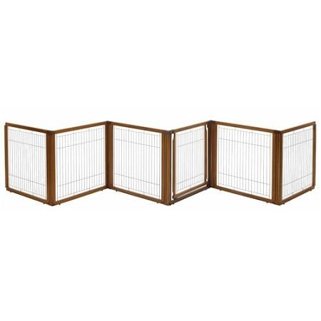 Richell 31.50"H Convertible Elite Dog Gate, Autumn Matte