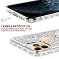 thumbnail image 5 of Apple iPhone 11 Pro Max 6.5inch Case Silver Glitter Ring Kickstand Clear Shock Proof Protective Phone Case, 5 of 6