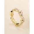thumbnail image 3 of Cubic Zirconia Decor Ring For Women For Party Banquet Wedding, 3 of 4