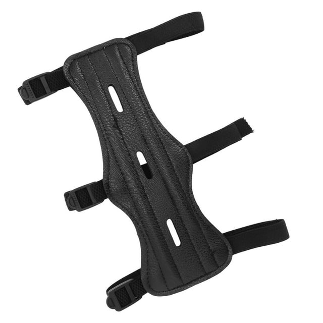 Protector de brazo de tiro con arco NikouMX de piel de vaca para caza