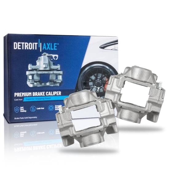 Detroit Axle - 2pc Rear Brake Calipers for 1997-2000 Cadillac Catera, Disc Brake Calipers Assembly 1998 1999 Replacement