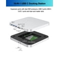 thumbnail image 2 of Estación de acoplamiento GEWOKLIY Mac Mini con doble carcasa SSD, 2 of 6