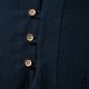 thumbnail image 5 of Blusa y camisa de manga larga con cuello alto para hombre, informal, a la moda, con botones estampados, de poliéster, 5 of 7