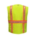 thumbnail image 2 of Safety Depot Yellow Top and Black Bottom Reflective Safety Vest with Pockets BK8048-M, 2 of 3