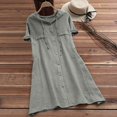 thumbnail image 2 of Pompotops Women Loose Ruffle Sollar Solid Color Casual lady Pullover Top Blouse, 2 of 4