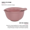 thumbnail image 3 of Juego de 4 cuencos para mezclar KitchenAid, universales, de plástico, 3 of 5