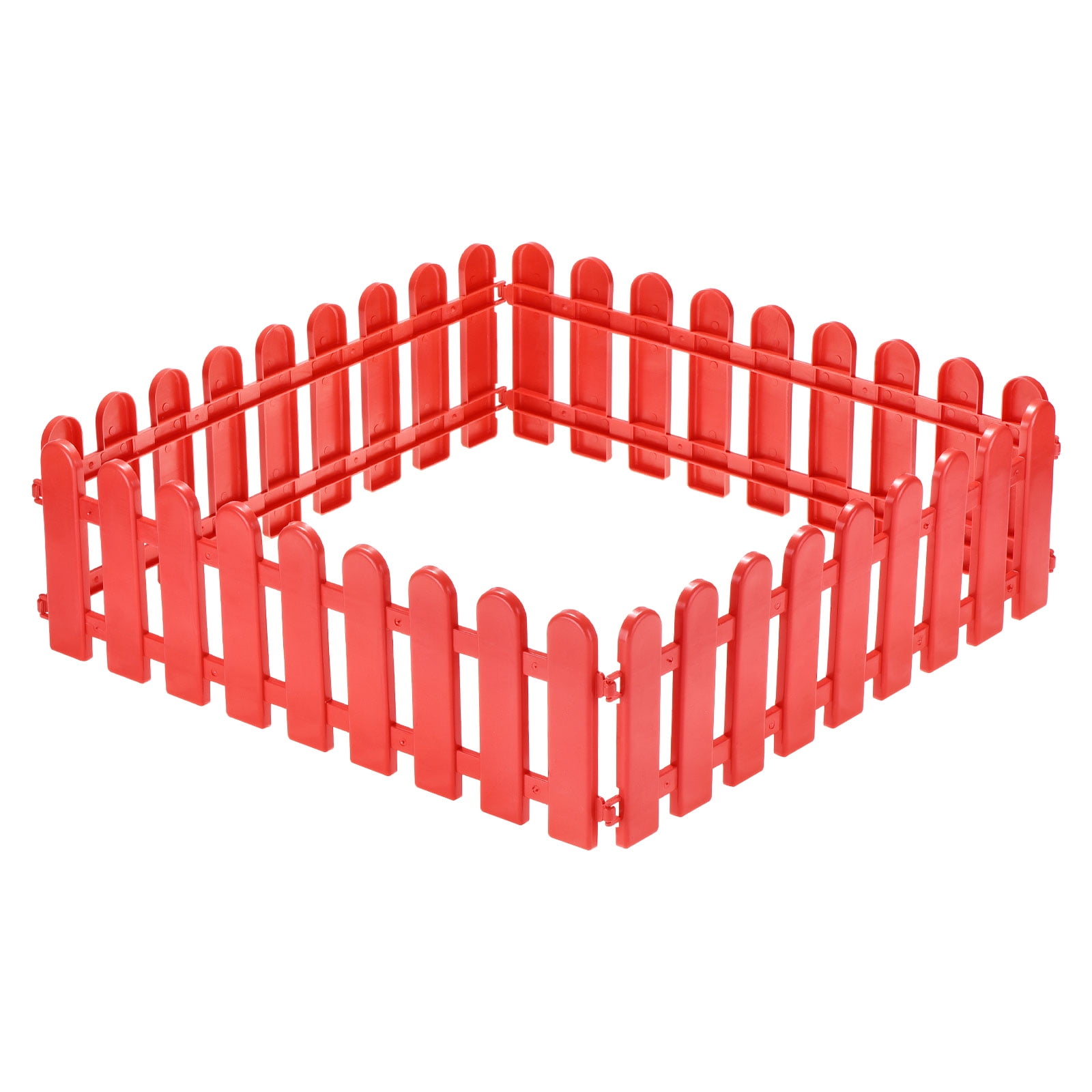 Uxcell 19.7x6.3 Inch Garden Edging Border Plastic Lawn Fence Decorative