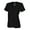 Black, variant on Authentic Women's Jersey V-Neck Tee, Black - S