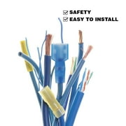 EverStart 15-Piece Slide Connectors Female, Blue, Fits 16-14 gauge for cars or trucks