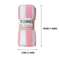 thumbnail image 4 of Hand Towels Skegnu Absorbent Coral Velvet Towel, Colorful Striped Face Wash Towel, Children's Household Soft Gift Towel Towels for Bathroom, 4 of 5