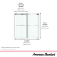 thumbnail image 5 of American Standard Bathing AM00853400.295 Aspirations 59-15/16" High X 58-1/2" Wide Bypass, 5 of 7