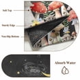 thumbnail image 6 of Large Area Rugs for Living Room Bedroom, Mushroom 6'x9' Rug Washable Carpet Runner Indoor Outdoor, Botanical Watercolor Floral Leaf Butterfly Plant Non Slip Floor Mats Rug for Kitchen, Playroom, 6 of 8