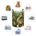 thumbnail image 4 of Lsque Mallard Duck And Flowers Pattern Laundry Hamper Basket, Tall Woven Rope Hamper Basket for Clothes, Lightweight Storage Basket, Collapsible Waterproof-, 4 of 6