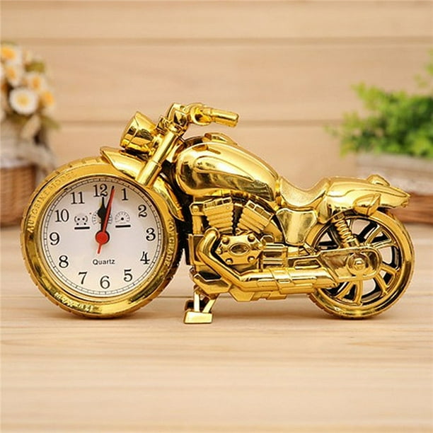 Motorcycle Desktop Decor Motorbike Alarm Clock Of Luxury Retro