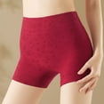 thumbnail image 4 of High Waist Underwear Women Slip Shorts for Women High Waist Leggings Shorts Soft Stretch Boyshorts Panties Under Dress Underwear Shorts Red L, 4 of 6