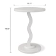 thumbnail image 7 of Mainstays Kids Wood Wavy Nightstand Side Table, Brilliant White, 7 of 7