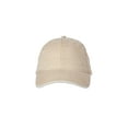 thumbnail image 3 of Time and Tru Women's Washed Cotton Twill Baseball Hat, Fruit Khaki, 3 of 4