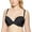 Black, variant on by Felina | Lou Seamless Push Up Bra | Lace | Tulle | Leotard Back (Black, 34D)