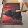thumbnail image 2 of Bathroom Rug Mats Red Forest Skull Print, Bath Mats for Bathroom Non-Slip, Super Soft and Water Absorbent, Microfiber Bath Rugs, Bathroom Rugs for Bathroom Floor, Tub and Shower, 17.3"x13.4", 2 of 4