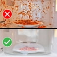 thumbnail image 5 of ACDANC Magnetic Splatter Cover,12-Inch Clear Bpa-Free Food Lid,Vented Plate Guard with Steam Vents,Anti-Splash Microwave Lid,Dishwasher Safe,Space-Saving Magnetic Storage, 5 of 7