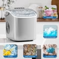 thumbnail image 7 of Auseo 18 lbs/24H Countertop Ice Maker Machine, 6 Bullet-Shaped Ice in 6 Min, Auto-Cleaning, White, 7 of 7