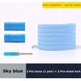thumbnail image 1 of Nuevo Magnético Sin corbata Cordones para zapatos Cordones elásticos Cordones para zapatillas Zapatos Lazy Shoelace Bloqueo magnético Talla única para todos los niños amp; AdultoItalia Gao Jinjia LED, 1 of 2