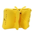 thumbnail image 3 of For iPad Mini 5/4/3/2/1 Cute Rotating Butterfly Stand Case,Rotatable and Folding Soft EVA Stand Lightweight Rugged Heavy Duty Shockproof Kids Friendly Case Cover,Yellow, 3 of 7