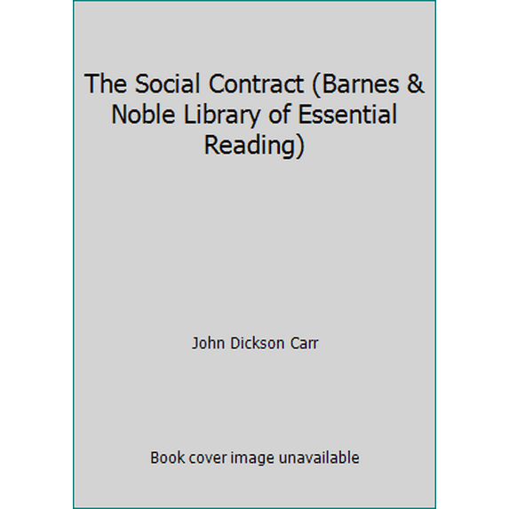 Pre-Owned The Social Contract (Barnes & Noble Library of Essential Reading) (Paperback) 0760770212 9780760770214