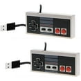 thumbnail image 1 of 2 Paquets Contrôleur USB pour NES, USB SAYDY Classique micom Jeu Manette de Jeu Joypad Manette pour Ordinateur Portable Windows PC/MAC/Raspberry Pi, 1 of 1