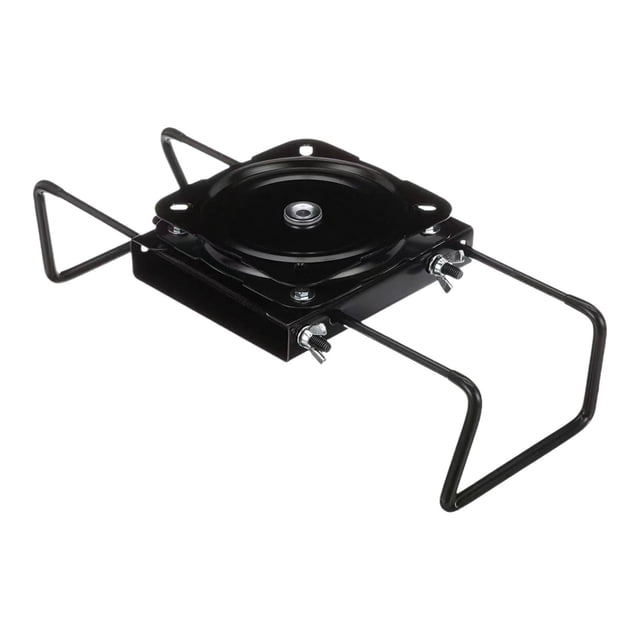 amagogo Black Boat Seat Swivel Base Easy Install Pedestal Mount Hardware Rotatable Chair