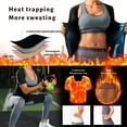 thumbnail image 6 of Lilvigor Women Sauna Vest Sweat Tank Top Zipper Compression Shirts Heat Trapping Waist Trainer Vest for Weight Loss, 6 of 7