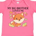 thumbnail image 4 of Inktastic My Big Brother Loves Me Little Fox Boys or Girls Baby Bodysuit, 4 of 5