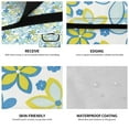 thumbnail image 5 of UNICOO® Extra Large Outdoor Picnic Blankets, Sandproof & Waterproof Foldable Blankets for Beach, Park, Camping on Grass Picnic Blankets (Blue Lily), 5 of 7