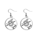 thumbnail image 1 of Planetas de papel Pendientes pendientes de plata colgantes joyas señora Unbranded M, 1 of 3