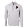 thumbnail image 2 of Men's Cutter & Buck Heather Gray Houston Dynamo FC Big & Tall Adapt Eco Knit Quarter-Zip Top, 2 of 3