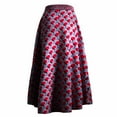thumbnail image 4 of Bintarealwax African Print Skirt for Women Traditional Ankara Casual Dashiki High Waist Long Skirts, 4 of 5
