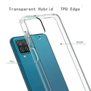 Case for Samsung Galaxy A32 5G Hybrid Slim Crystal Clear Transparent Shock-Absorption Bumper TPU + PC Back Frame Phone Cover for Galaxy A32 by Xpm