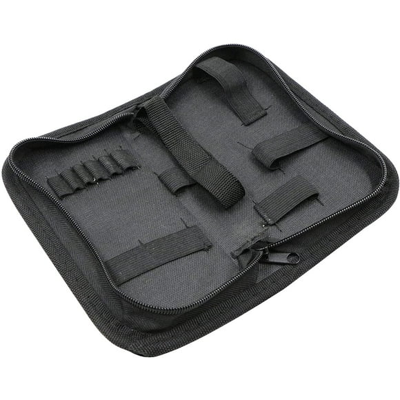Heavy Duty Waterproof Oxford Cloth Tool Storage Bag Electrician Carpenter Mechanic Repair Watches Kit Zipper Roll Canvas Zippered Pockets Wheels
