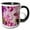 Black/White, variant on 3drose, Purple Lilac Flowers, Stylized Photo, 11oz Magic Transforming Mug
