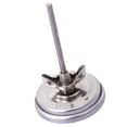 thumbnail image 2 of Stainless Steel BBQ Thermometer Grill Temperature Gauge Thermometer Meter Smoker Thermostat 550℉Cooking Food BBQ Tool, 2 of 8